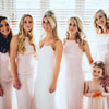 Bridesmaids on the day of the wedding